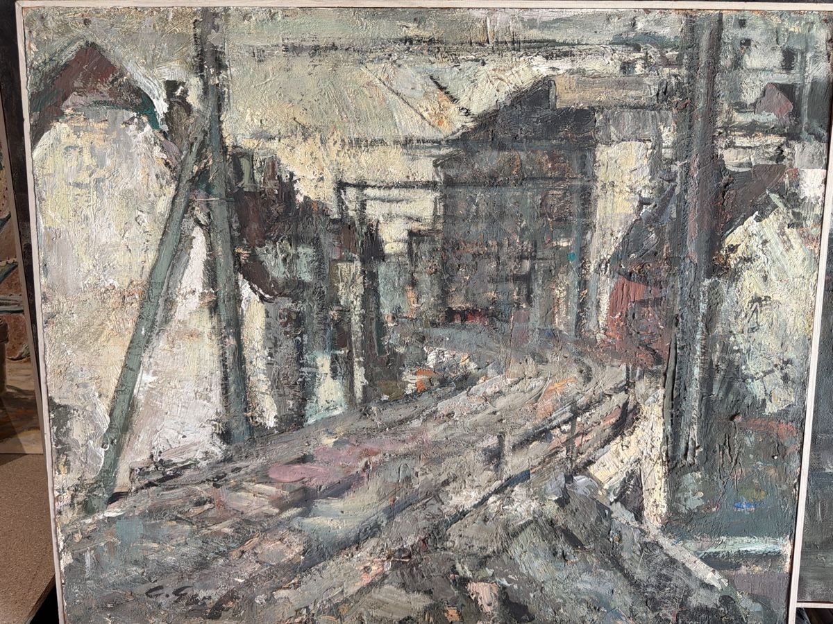 Tableaux: Gemälde Stadtansicht  C. Gugger – D'occasion à Horw par flo_npj9