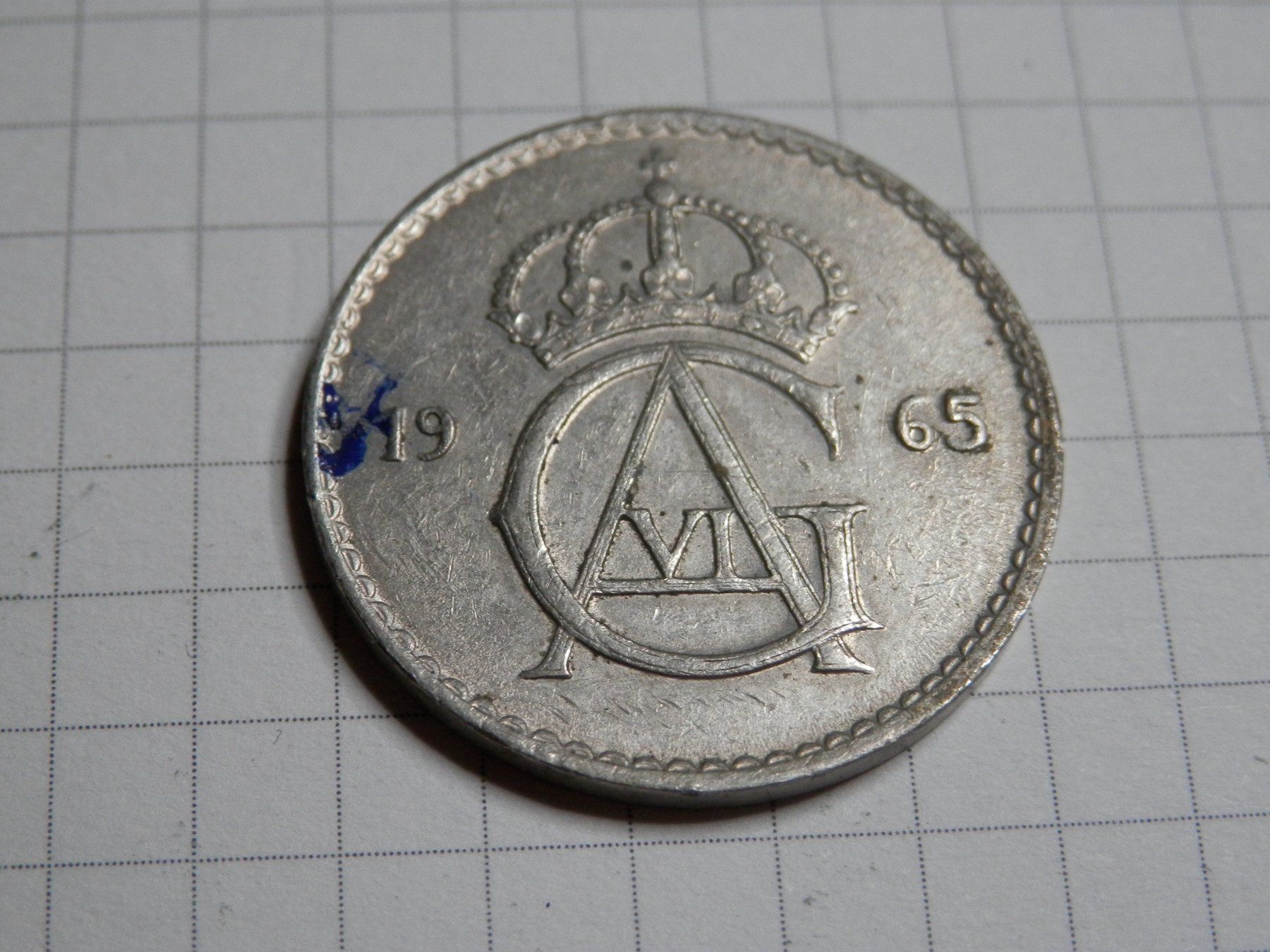 Tutti le monete: Schweden  50 Öre, 1965 – Usato da Weiach venduto da weiach81