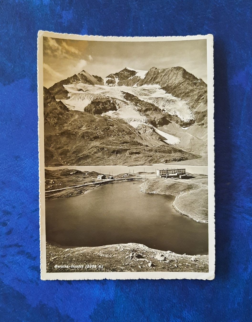 Cartoline postali: Ansichtskarte Bernina Hospitz, gest. 1944 – Usato da Marly venduto da neu-adlerauge65