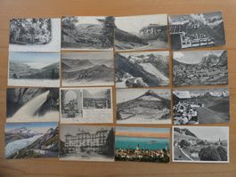 49 Stück alte AK - Schweiz von 1901 - 1973