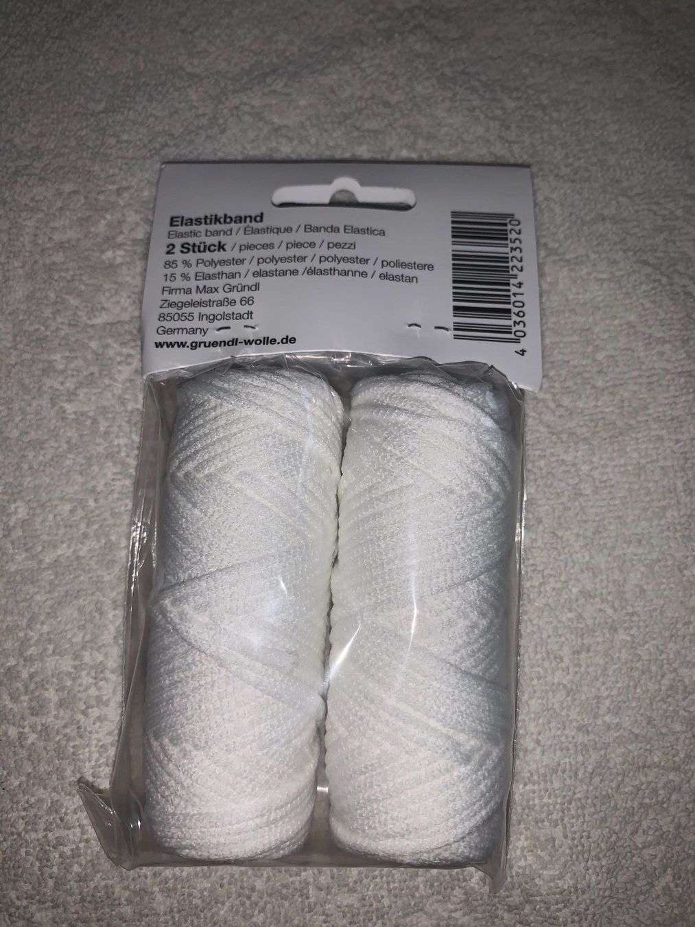 Sonstiges zum Basteln & Handarbeiten: Elastikband 2x25m 3mm Weiß Band elastik Gummi nähen basteln – Neu und originalverpackt aus Buchs SG von Billikatze5 1