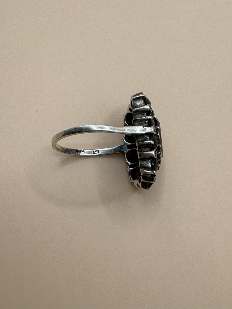 Ringe: Véritable bague ancienne en grenats argent – Gebraucht aus Moutier von Cfrne 2