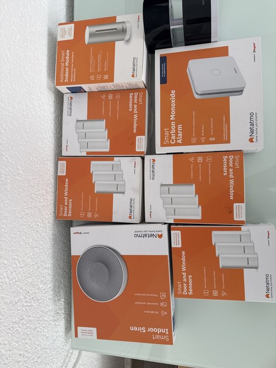 Smarte Netatmo Alarmanlage, Sensoren und Sirene (Neu und ...