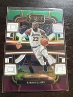 LeBron James Lakers Panini Select Green white purple