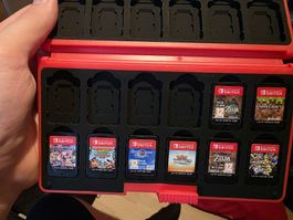Diverses Switch Spiele zum Verkauf.