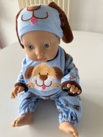 Neuer Puppenanzug mit Mütze und Lätzli bis Gr. 43 cm Puppe