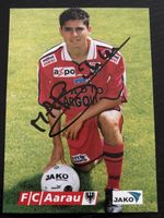 Signierte Sammlerkarte Manuel Bühler FC Aarau