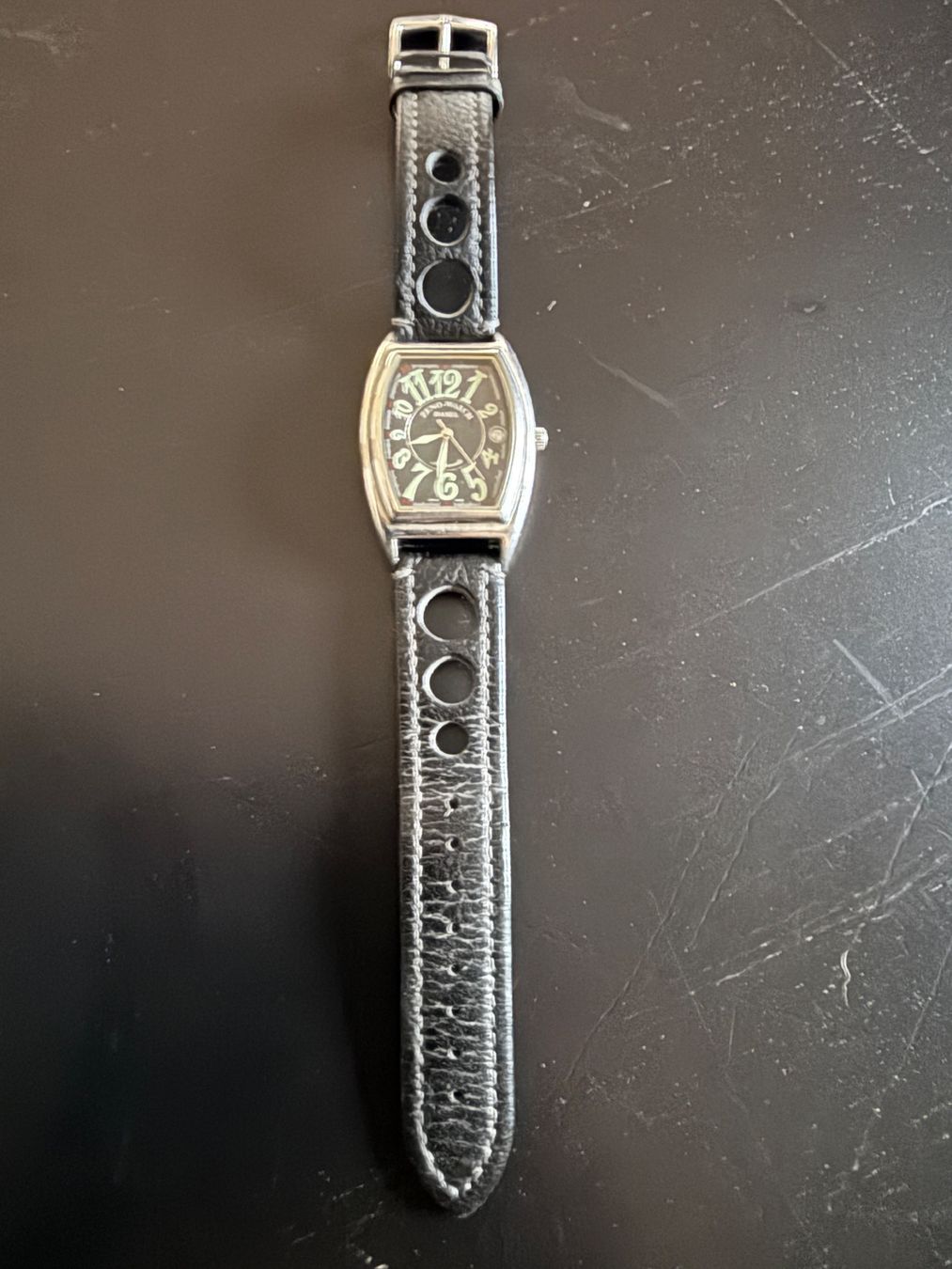 Zeno Orologi: Zeno-Watch Basel, Retro Rectangular Automatic, Top Zustand! – Usato da Erstfeld venduto da Uhu1980 1