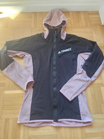 Adidas Terrex Damen Jacke Gr.S, Schwarz/Rosa Neuwertig
