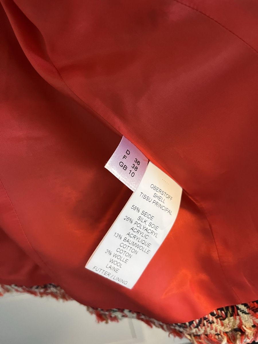 Giacche: Carreaux Jacke Orange S – Usato da Freienbach venduto da alile 3
