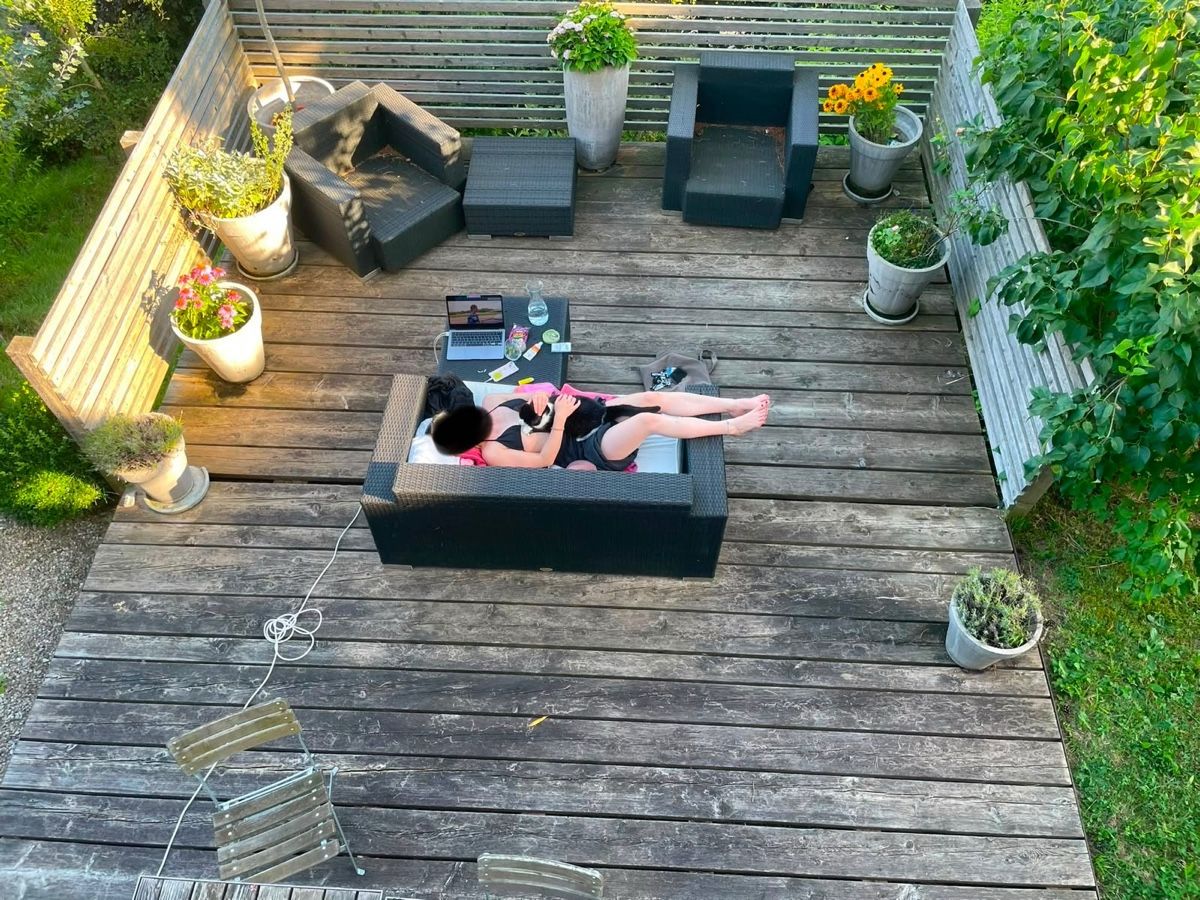 Sofas: Gartenlounge 4teilig und Beistelltisch – Gebraucht aus Teufen AR von Deliane 1