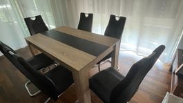 Fast neu Esstisch mit 6 Stühlen