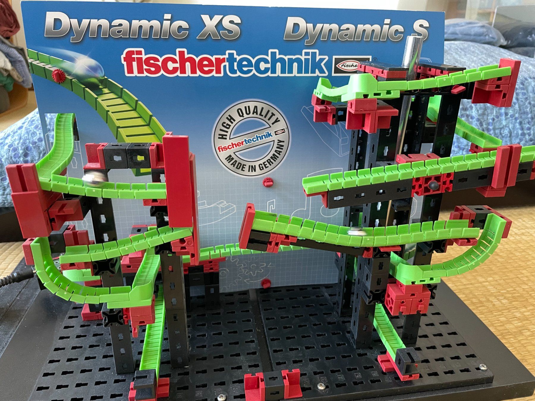 Kit di costruzioni: FISCHER- TECHNIK #  KUGELBAHN Elektrik fernsteuert – Nuovo (secondo la descrizione) da Lausanne venduto da irispring