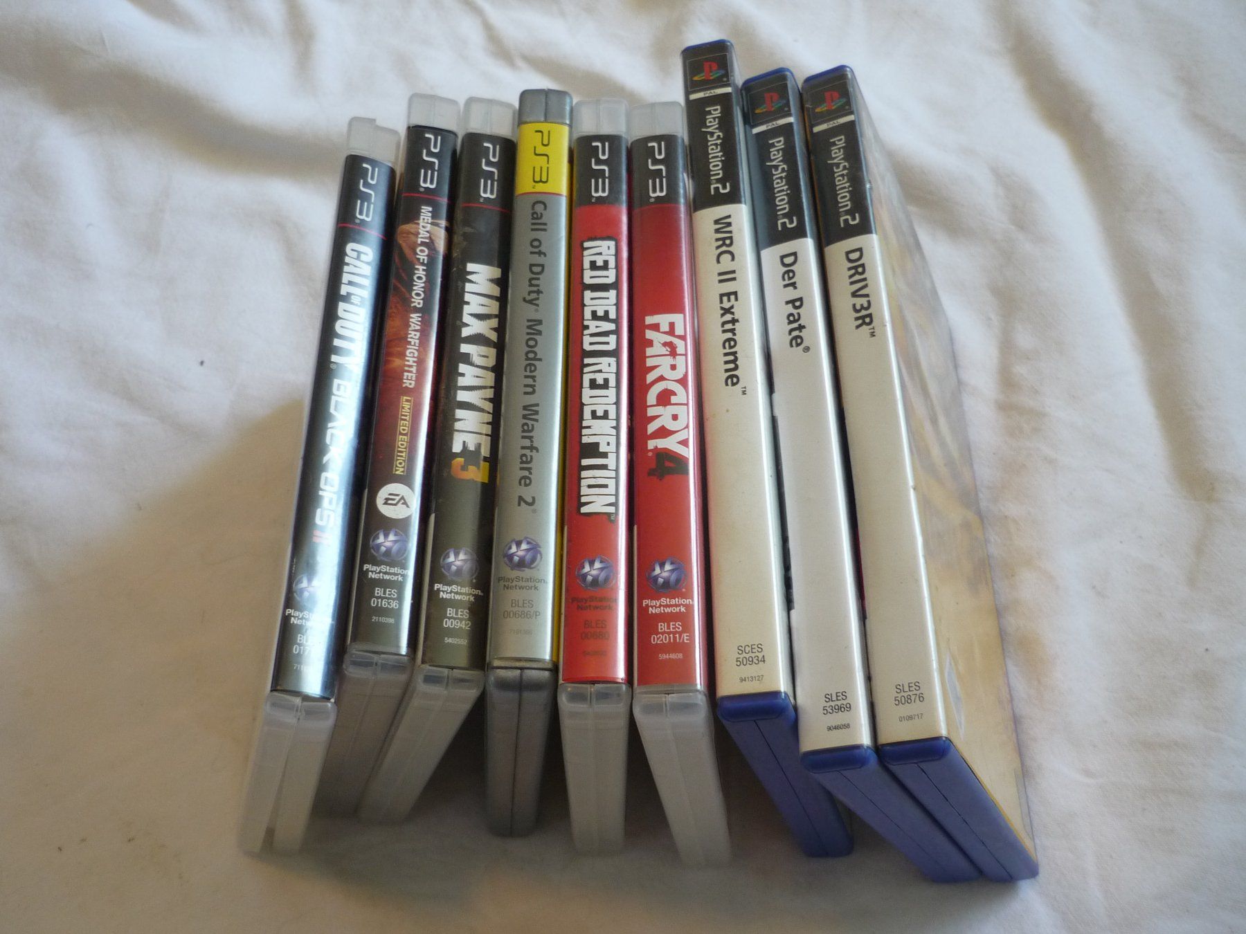 Sony Spiele: 9x PS2 + PS3 Spiel Game Sammlung - Action – Gebraucht aus Beringen von Flatretriever 1