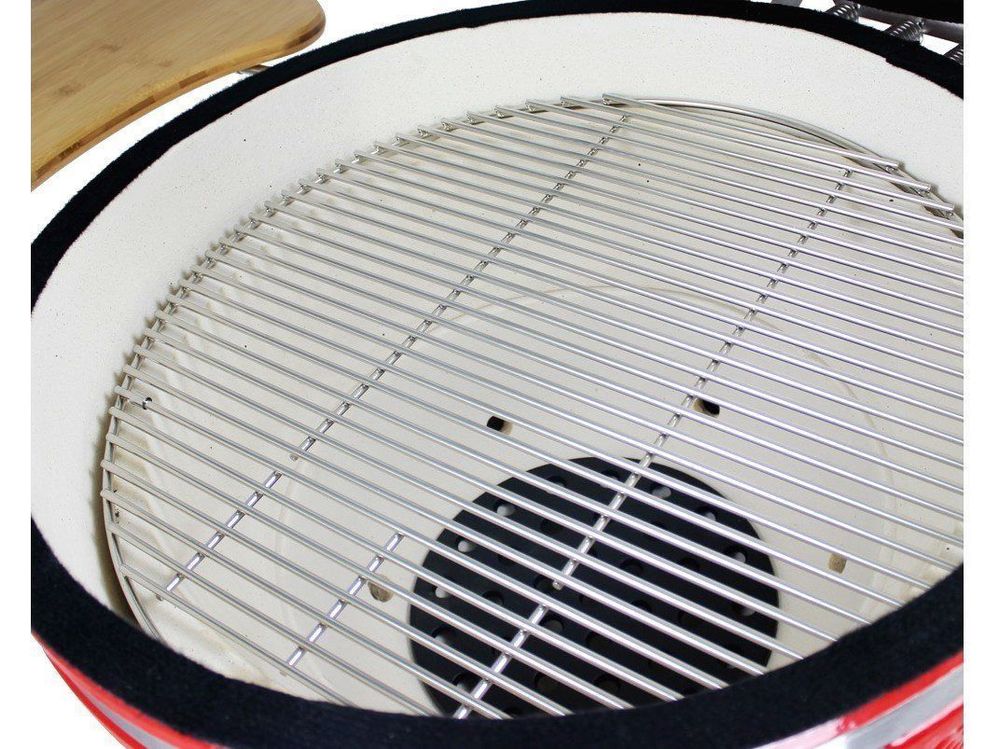 Déflecteur Céramique Pour Grill Kamado - Pierre à Chaleur Indirecte - Pour Cuisson Lente Et Grillade