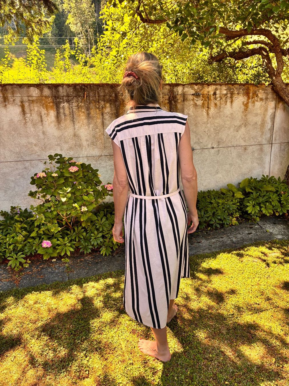 H&M Robes: Neu: Ärmelloses Kleid gestreift Grösse S – Neuf (Voir description) à Lichtensteig par christine099 4