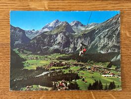 Ansichtskarte  Kandersteg mit Oeschinen-Sesselbahn!