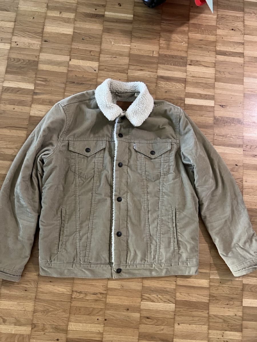 Levi's Vestes: Levi's Cordjacke mit Lammfell beige  – D'occasion à Spiegel b. Bern par mat_g77b