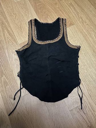Leder Oberteile / Top, Gr.: S/M