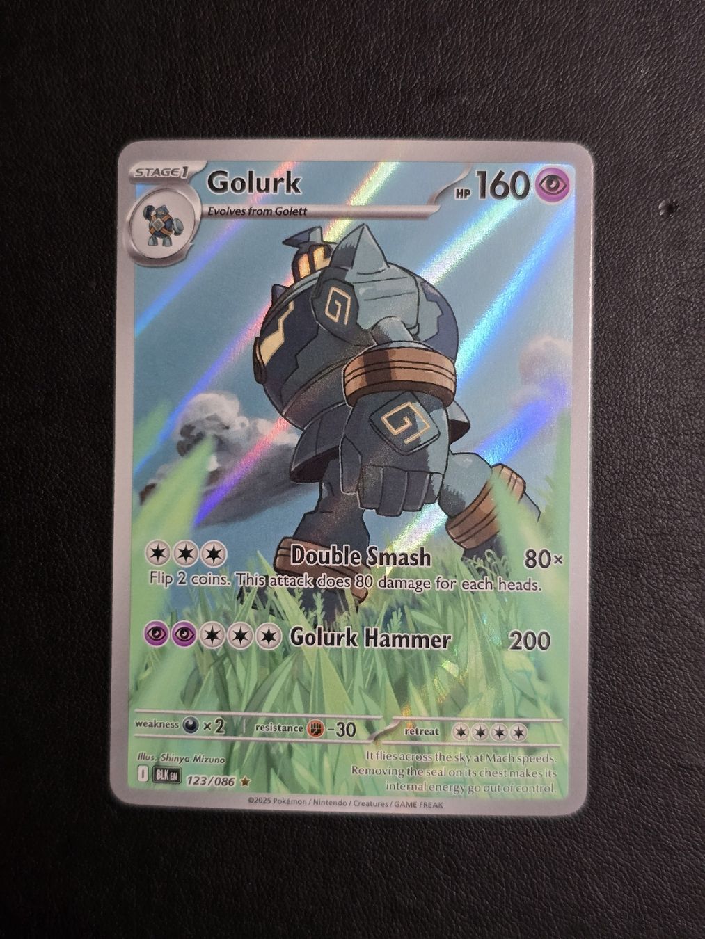 Pokémon Carte collezionabili: Carte Pokémon Golurk 123/086 – Nuovo (secondo la descrizione) da Cointrin venduto da PokeAku