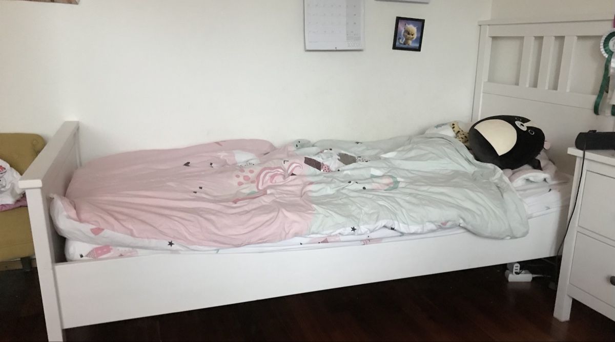 Ikea Lits: Bett Holz weiss 90x200 – D'occasion à Oberwil BL par sucrine 2