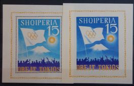 Albanien Kat. Block 22-23 ** 1964 Kat 50 Euro