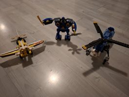 LEGO Ninjago Flugzeuge Helikopter und Mech Set