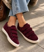 Basket Minelli - daim couleur bordeaux - taille 39