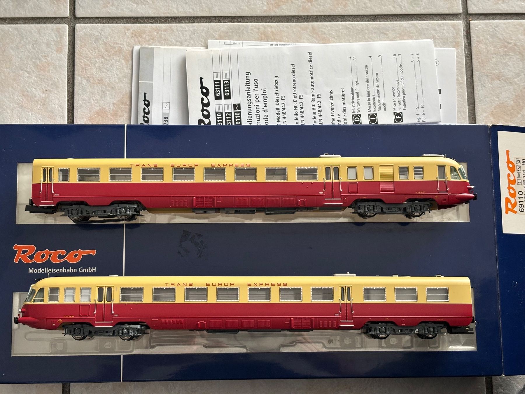 Roco Modellini di ferrovie: Roco 69110 ALn 448/460 TEE FS Digital DCC – Nuovo (secondo la descrizione) da Hauterive NE venduto da eriamch 3