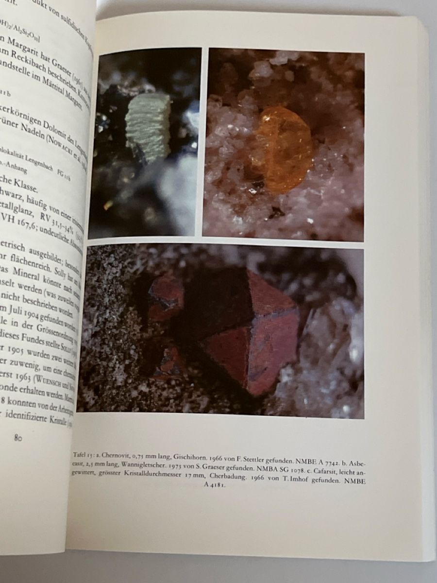 Mineralien & Heilsteine: Die Mineralien des Binntales von 1978 – Gebraucht aus Uster von Arrayo 8
