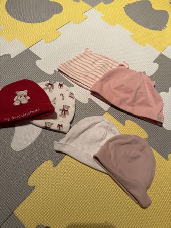 Baby Hats Bundle, Various Colors and Styles, Newborn Size!