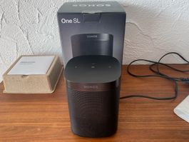 Sonos One SL 1 Stück schwarz, einwandfrei