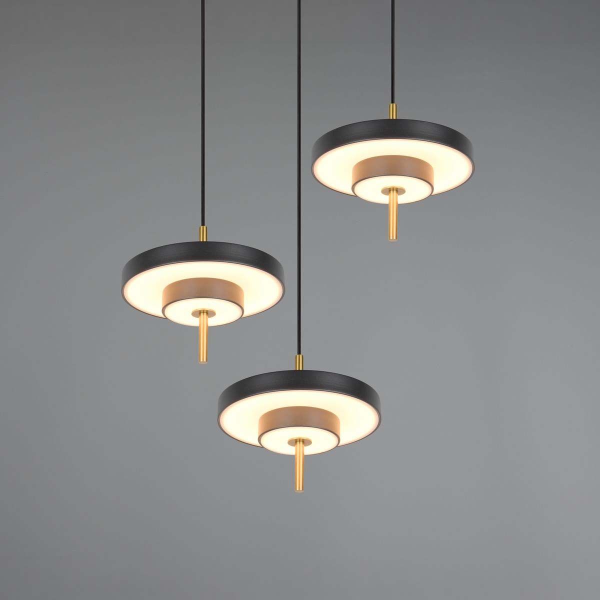 Lampadari & plafoniere: LED Pendelleuchte, Schwarz, CCT, 45 cm Ø – Nuovo (secondo la descrizione) da Kreuzlingen venduto da Smart-Light 5