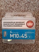 Gewindehülsen Sechskant m10