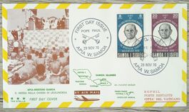 TR13 Enveloppe + Timbre Samoa 1970