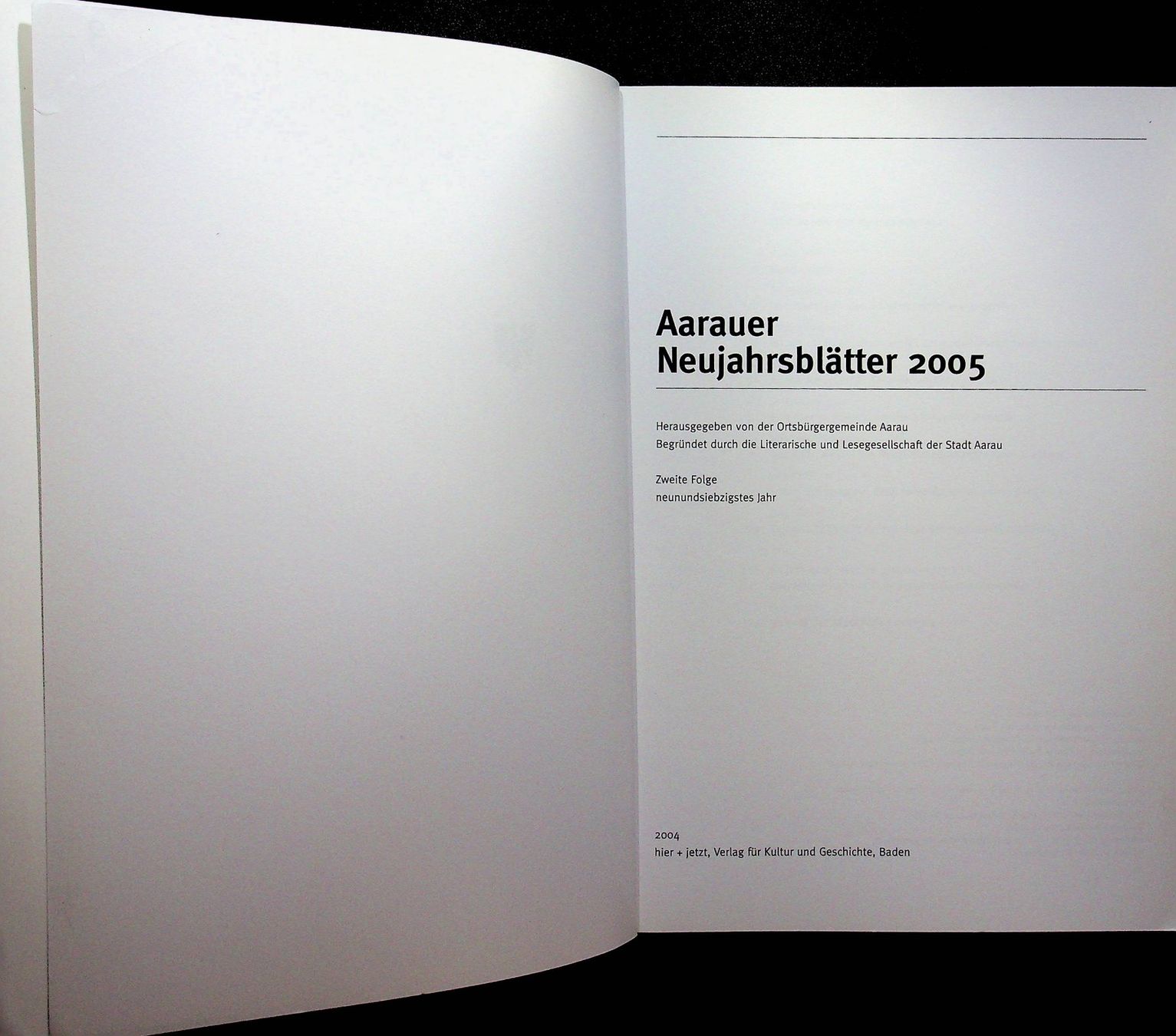 Libri: Aarauer Neujahrsblätter 2005 – Usato da Reitnau venduto da Zaomir 2