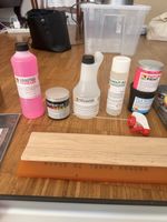 Siebdruck Set komplett Zubehoer Siebdruckrahmen Zubehoerlamp