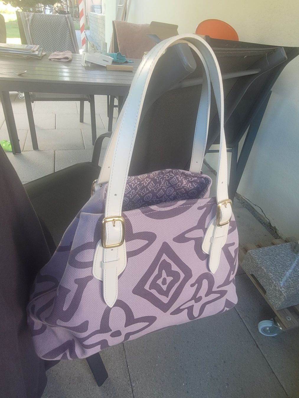 Louis Vuitton Borse da donna: Louis Vuitton Purple Monogram Tahitienne Cabas – Nuovo (secondo la descrizione) da Balsthal venduto da Marche 8
