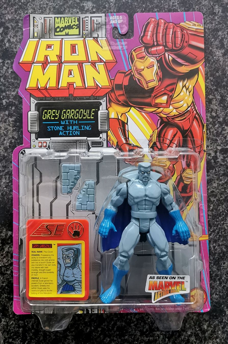 Marvel Statuette: Grey Gargoyle 1994 Action Figur Iron Man Marvel Comics – Nuovo e nell'imballaggio originale da Rorschach venduto da Actionvintage789