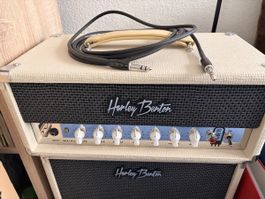 Harley Benton Verstärker Top mit Box Celestion gebraucht