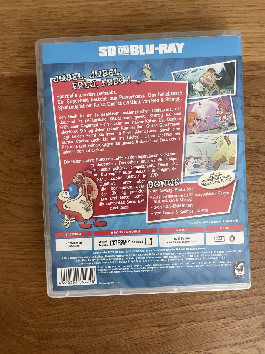 Alle DVDs: Die Ren&Stimpy Show Komplette Serie BluRay – Gebraucht aus Hagendorn von  1