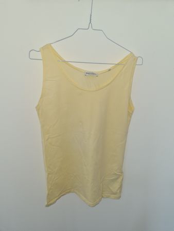 Marc O'Polo Damen Top Gr. L Gelb Sommer Frühling ☀️ 