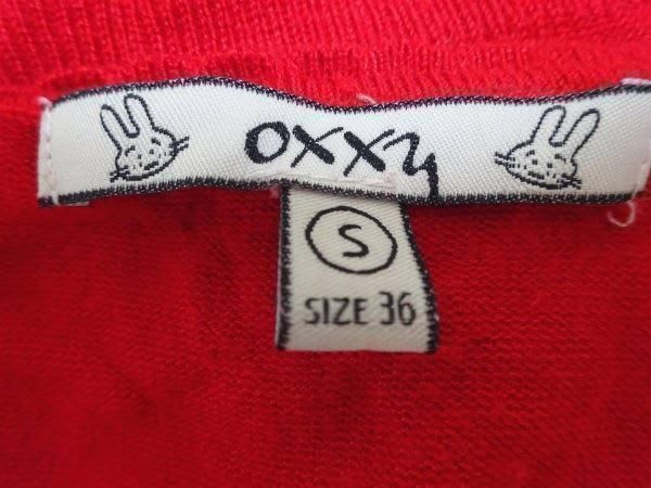 Tops: OXXY - Stricktop - rot - Grösse S – Gebraucht aus Zofingen von Justizia_01 1