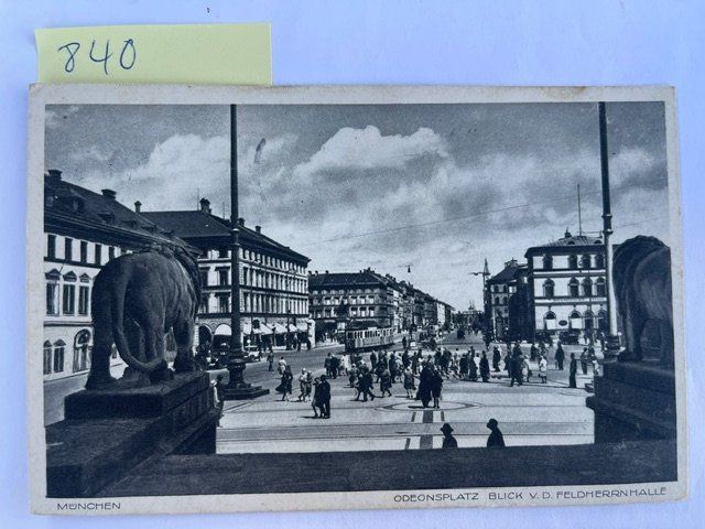 Cartes postales: alte Ansichtskarte München Odeonsplatz, 1932 – D'occasion à Niederwil AG par dahu75