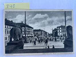 alte Ansichtskarte München Odeonsplatz, 1932