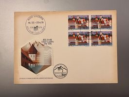 Briefumschlag 800 Jahre Stadt Luzern 1178–1978 mit Briefmark