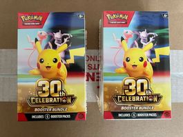 2x Pokemon 30th Anniversary Celebration Booster Bundle EN