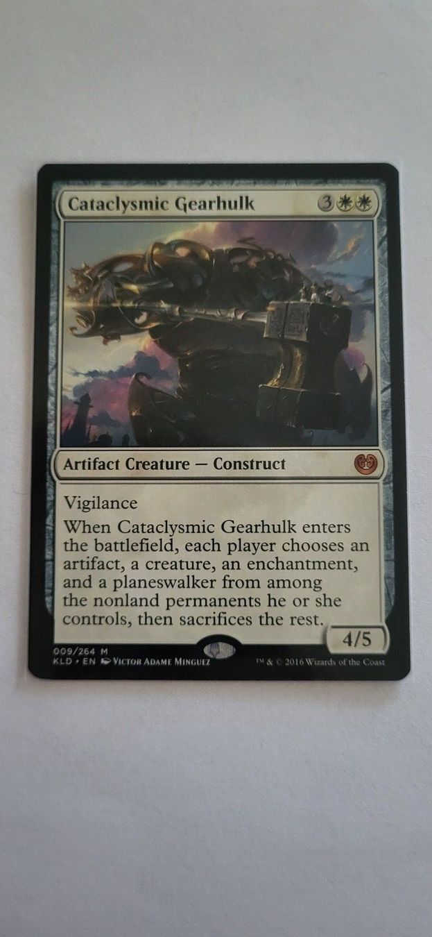 Magic The Gathering Carte collezionabili: MTG - Cataclysmic Gearhulk – Usato da Münsingen venduto da Heroism2010