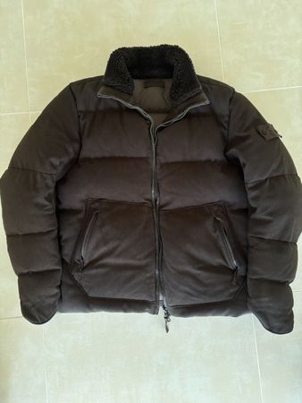 Stone Island Daunenjacke braun gebraucht Grösse L