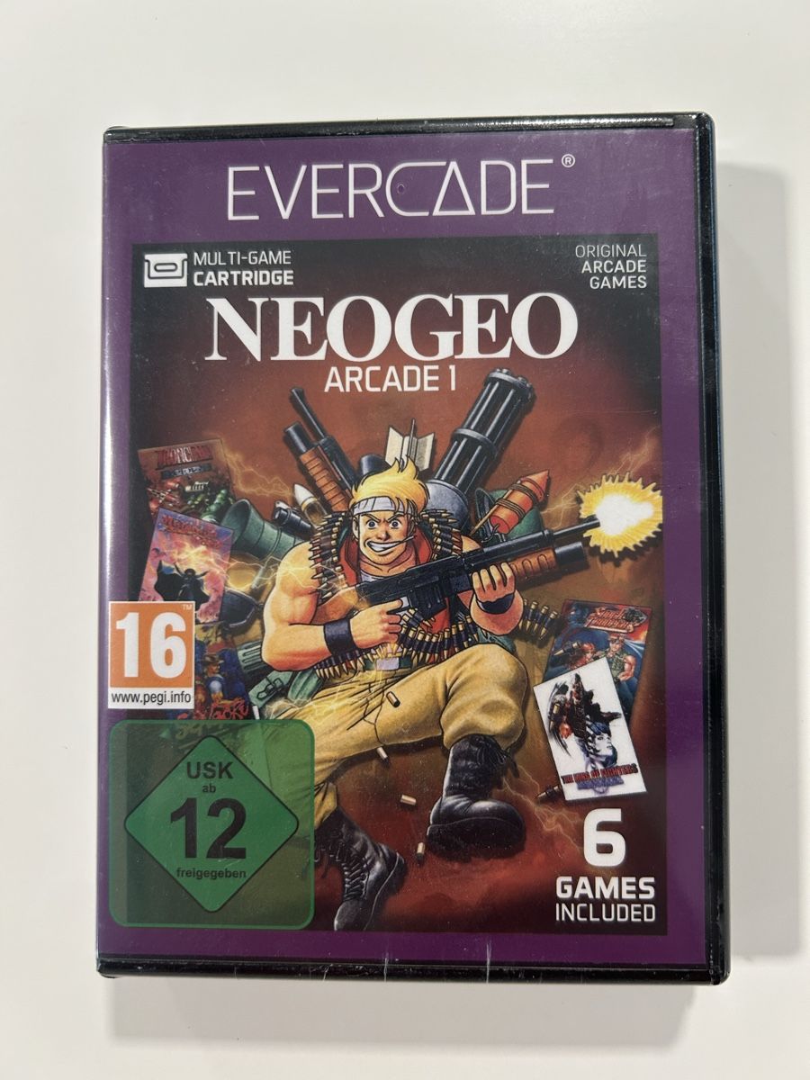 Snk Spiele: Neo Geo Arcade 1 Evercade sealed – Neu und originalverpackt aus Pully von PongDayOne